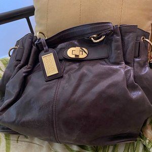 Badgley Mischka NWT Gorgeous Brown Lambskin